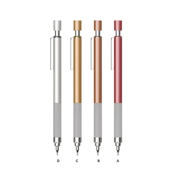 0.5/0.7 Механические карандаши Противоскользящие автоматические карандаши для рисования Канцелярские принадлежности для школьников Металлический карандаш с низким центром тяжести - Изображение 1  