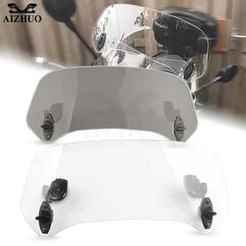 Лобовое стекло мотоцикла Спойлер Воздушный дефлектор для HONDA Magna 250 Steed VLX 400 600 Shadow 400 750 VT600 VT750 - Изображение 1  
