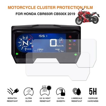  для Honda CBR650R / CB650R / CBR500R / CB500F / X 2019+ Защитная пленка для экрана приборной панели мотоцикла Антицарапина TPU - Изображение 1  