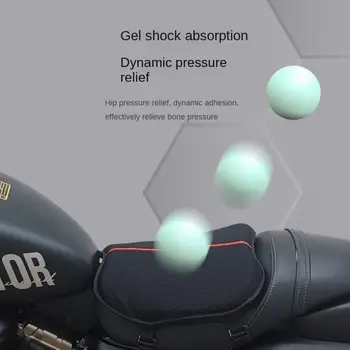 Противоскользящая подушка сиденья мотоцикла 3D солнцезащитный крем Амортизация Чехол для сиденья Универсальная дышащая подушка для мотоцикла - Изображение 1  