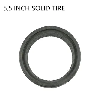 Бесплатная доставка 5.5x2 Solid Tire внешний диаметр 128 мм подходит для самобалансирующегося электрического скутера Hoverboard Запасные части - Изображение 1  