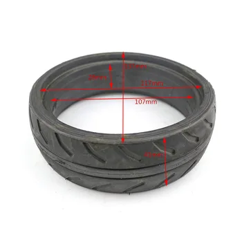 Бесплатная доставка 5.5x2 Solid Tire внешний диаметр 128 мм подходит для самобалансирующегося электрического скутера Hoverboard Запасные части - Изображение 2  