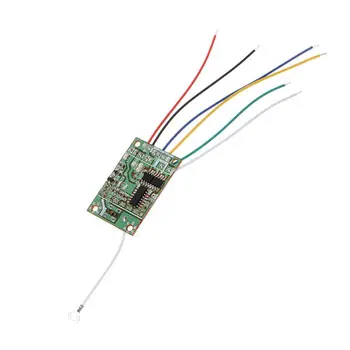 8 кнопок 4-канальный пульт дистанционного управления с приемной платой Антенна 27 МГц для DIY SN-RM9 - Изображение 1  