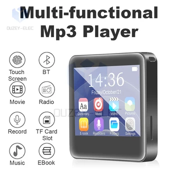 MP3-плеер Bluetooth 5.0 2,4-дюймовый полноэкранный плеер Walkman Портативный спортивный музыкальный плеер MP4 Видеоплеер FM / Электронная книга / Рекордер Mp3 плееры - Изображение 1  