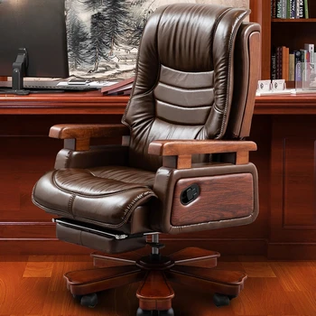  Компьютерные кресла Шезлонг Игровые кресла для ПК Обеденный стул на колесах Удобные стулья PU кожа Стул для гостиной Диван - Изображение 1  