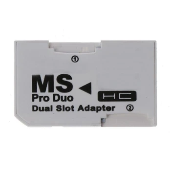 AT41 Memory Stick Pro Duo Кардридер Micro-SD TF на карту MS Pro Адаптер одинарные двойные слоты для Sony PSP Геймпад для карты PSP - Изображение 1  