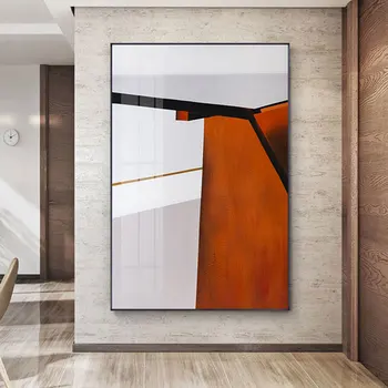 современный промышленный цветной блок плакат картины картины абстрактные настенные картины для гостиной, спальни, художественной студии, украшения дома - Изображение 1  