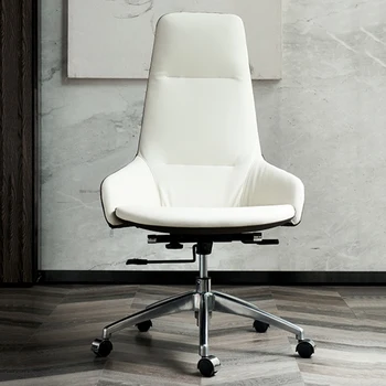 Офисный стол Акцент Эргономичный стул Кресло Роскошный дизайнерский удобный стул для спальни Белый Nordic Silla Ergonomica Офисная мебель - Изображение 1  