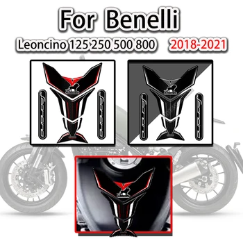 Наклейки на мотоцикл Протектор Обтекатель для Benelli Leoncino 125 250 500 800 Наклейки Накладка на топливный бак Эмблема Значок Логотип 2018-2021 - Изображение 1  