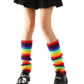 Женские носки Pile Up Зимние носки Длина до колена Однотонные чехлы для ног - Изображение 1  