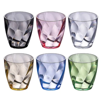 Небьющиеся пластиковые стаканы для питья 310 мл Небьющиеся стаканы для воды Многоразовые фруктовые соки Пивная чашка для шампанского для бара - Изображение 1  