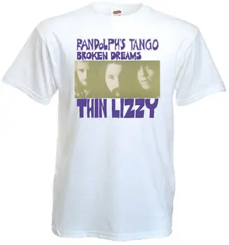 Thin Lizzy - Randolph's Tango v20 Футболка хард-рок белая все размеры S-5XL - Изображение 1  