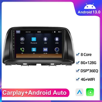 2din Android 13 беспроводной Carplay для Mazda CX 5 CX5 CX-5 2012-2016 Авто Радио Мультимедийный Видеоплеер Навигационное головное устройство - Изображение 1  