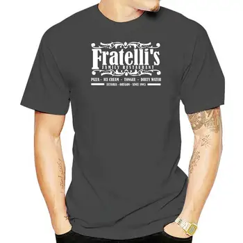 Goonies Футболка Fratelli S Family Restaurant Astoria Oregon Футболка Мужская футболка оверсайз Классическая симпатичная футболка с коротким рукавом - Изображение 1  