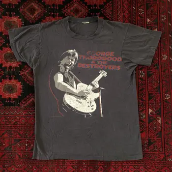 Винтаж 1985 Джордж Торогуд & The Destoryers Maverick Tour Рубашка с длинным рукавом - Изображение 1  