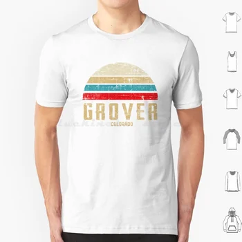 Grover-Colorado Футболка Хлопок Мужчины Женщины Сделай сам Принт - Изображение 1  