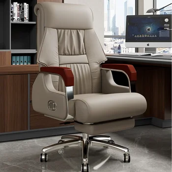 Дизайнерское вращающееся офисное кресло Мобильный туалетный столик Nordic Lounge Современное офисное кресло Relax Chaise de Bureaux Роскошная мебель - Изображение 1  