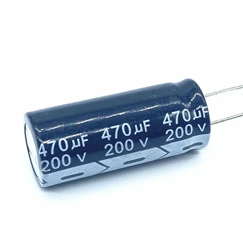 6 ~ 10 шт./лот 200 В 470 мкФ 200 В 470 мкФ алюминиевый электролитический конденсатор размер 18 * 40 20% - Изображение 1  
