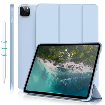 ZOYU для iPad 10th Air4/5 10.9 10.2 7/8/9 Air1/2 9.7 5/6th Case,Для iPad Pro 11-дюймовый Mini 2/5/6-го поколения Мягкий тонкий чехол для планшета TPU - Изображение 1  