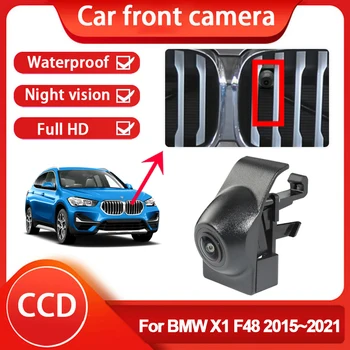 HD CCD AHD Авто Передний вид Парковка Ночное видение Позитивная водонепроницаемая камера с логотипом для BMW X1 F48 2015 2016 2017 2018 2019 ~ 2021 - Изображение 1  