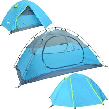 Desert Fox 3 человека Семейная палатка Кемпинг Тройной рюкзак Походные палатки 3 сезона Алюминиевый шест На открытом воздухе Путешествующая палатка для скалолазания - Изображение 1  