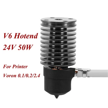 V6 Hotend 24 В 50 Вт Керамический нагревательный сердечник Быстронагревательная печатающая головка для Prusa I3 DDB Экструдер Ender3 CR10 MK3S Voron 0.1 / 0.2 / 2.4 - Изображение 1  