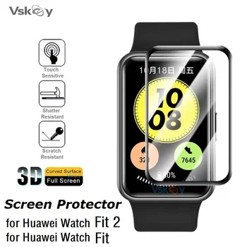10 шт. 3D мягкая защитная пленка для экрана для смарт-часов Huawei Watch Fit 2 Полная защитная пленка против царапин для Huawei Watch Fit - Изображение 1  