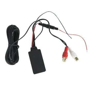 Автомобильный беспроводной модуль приемника Bluetooth 5.0 Музыкальное радио Стереофонический аудиокабель Адаптер 2RCA Connector Music AUX Adapter - Изображение 1  