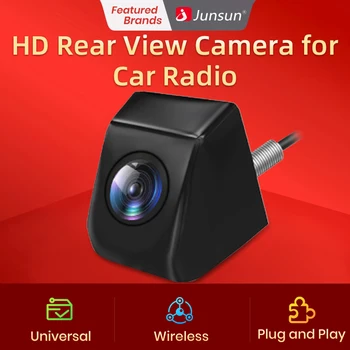 Автомобильная камера заднего вида Разрешение 480P Водонепроницаемый 120 ° Широкоугольная задняя камера заднего вида для Junsun DVD Автомобильные аксессуары - Изображение 1  
