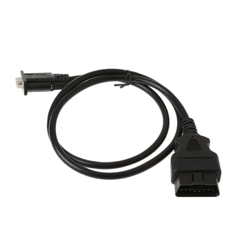 OBD2 16-контактный кабель-адаптер последовательного порта DB9 для автомобилей, транспортных средств - Изображение 1  