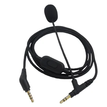 Для игровых наушников V-MODA MSR7 SR5 Аудиокабель 3,5 мм Сменный кабель Штанга Микрофон Кабель громкости для B&o h6 h7 h8 - Изображение 1  