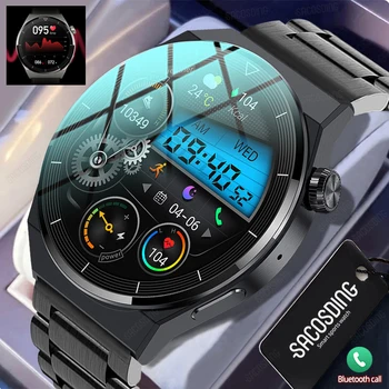  Для умных часов Huawei Xiaomi NFC Мужчины GT3 Pro AMOLED 390 * 390 HD Экран Сердечный ритм Bluetooth Call IP68 Водонепроницаемые смарт-часы 2023 - Изображение 1  
