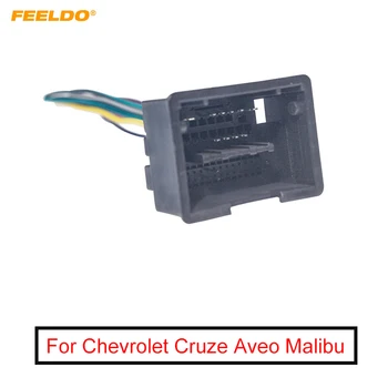 FEELDO 5 шт. Автомобильная стерео аудио установка адаптер жгута проводов для Chevrolet Cruze Aveo Malibu ISO Радио CD / DVD кабель #FD6078 - Изображение 1  