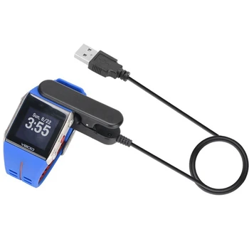 USB Clip Зарядное устройство для Polar Smart Watch V800 Зарядное устройство Портативный зарядный кабель Док-станция с возможностями передачи данных 100 см - Изображение 1  