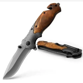 X50 Складной нож На открытом воздухе Портативный Высокая Твердость Охота EDC Карманные ножи Кемпинг Самооборона Тактическое выживание Мини - Изображение 1  