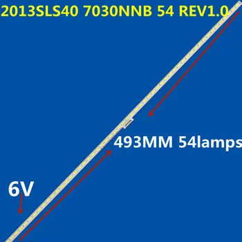 5 шт. Светодиодная лента подсветки 493 мм 2013SLS40 7030NNB 54 REV1.0 LJ97-04425A 40PFL4308 40PFL4508H/12 LTA400HF30 - Изображение 1  