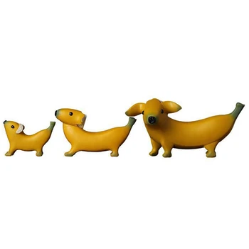 Щенок Банановая Смола Скульптура Прекрасная Форма Банана Для Детей Подарок На День Рождения - Изображение 1  