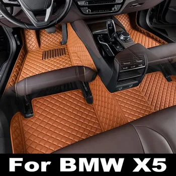 Автомобильные коврики для BMW X5 (ПЯТЬ МЕСТ)E70 2008 2009 2010 2011 2012 2013 Изготовленные на заказ автомобильные ковровые накладки для ног - Изображение 1  