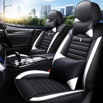 Чехол на сиденье автомобиля с полным покрытием для Hyundai Elantra Accent SONATA I30 I40 SOLARIS CRETA Ix35 TUCSON Santa Fe CAR Аксессуары - Изображение 1  