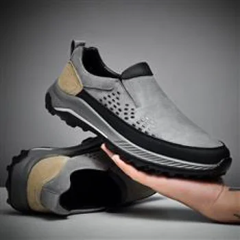 Вождение Модная обувь Мужская обувь Весна дышащая 2023 Новые мужские туфли Doug Одна слипона Британская деловая повседневная - Изображение 1  
