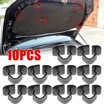 10pcs Автомобильный капот Изоляционные зажимы Заклепки Фиксатор 1H5863849A01C для VW Polo Tiguan Passat B5 B6 SEAT Leon 2 Skoda Octavia 2 - Изображение 1  