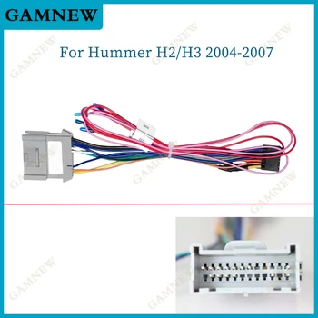  Автомобильный 16-контактный адаптер жгута проводов шнура питания для Hummer H2 / H3 2004-2007 Установочный кабель головного устройства - Изображение 1  