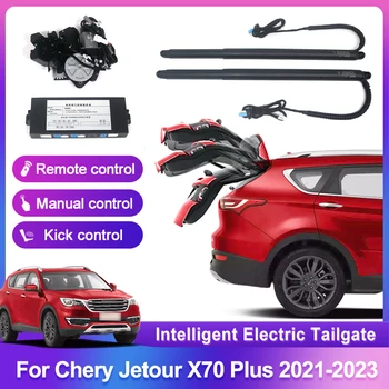 Автомобильная электрическая задняя дверь Smart Electric Багажник Датчик удара Автомобильный аксессуар для Chery Jetour X70 Plus 2021+, комплект питания задней двери - Изображение 1  