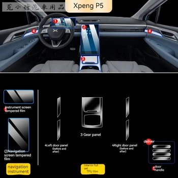 Для 2022 Xiaopeng P5 специальный экран управления внутренней пленкой Защитная пленка ТПУ модифицированные декоративные автомобильные аксессуары - Изображение 1  