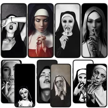 Sister Nun чехол для телефона для Samsung Galaxy A02 A03 A01 A11 A42 A70 M20 M21 M30 M31 M51 S7 Edge Мягкий чехол - Изображение 1  