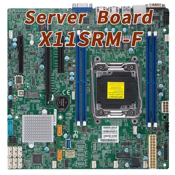 X11SRM-F для сервера Supermicro Материнская плата microATX LGA-2066 C422 Чипсет DDR4 PCI-E 3.0 Поддержка W-2100/2200 - Изображение 1  