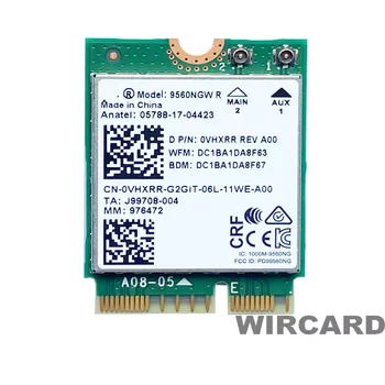 Wireless-AC9560 5.0 Bluetooth Ноутбук 5G Гигабитная беспроводная сетевая карта 0VHXRR - Изображение 1  