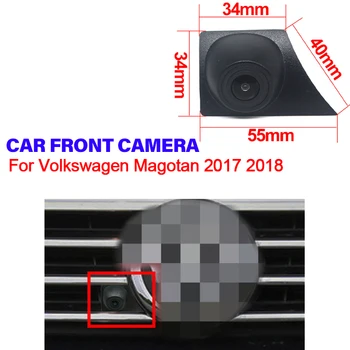 Автомобильная специальная передняя HD высококачественная камера для Volkswagen Magotan 2017 2018 Автомобильная фронтальная камера Водонепроницаемая ПЗС-матрица ночного видения HD - Изображение 1  