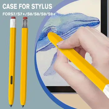 Чехол для ручки для Samsung S9 / S9 + S7 / S7 + / S8 / S8 / S9 + Пенал Жидкий силиконовый стилус Карандаш Защитный чехол для рукава J3F6 - Изображение 1  