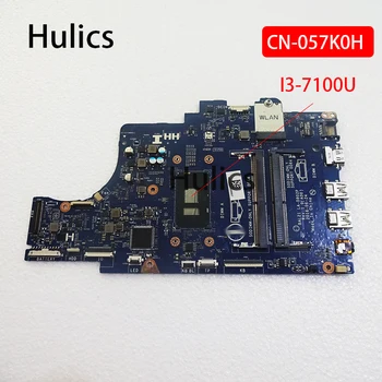 Hulics Подержанный CN-057K0H 057K0H 57K0H для Dell Inspiron 15 5567 5767 Материнская плата ноутбука с SR2ZW I3-7100U BAL20 LA-D802P DDR4 - Изображение 1  